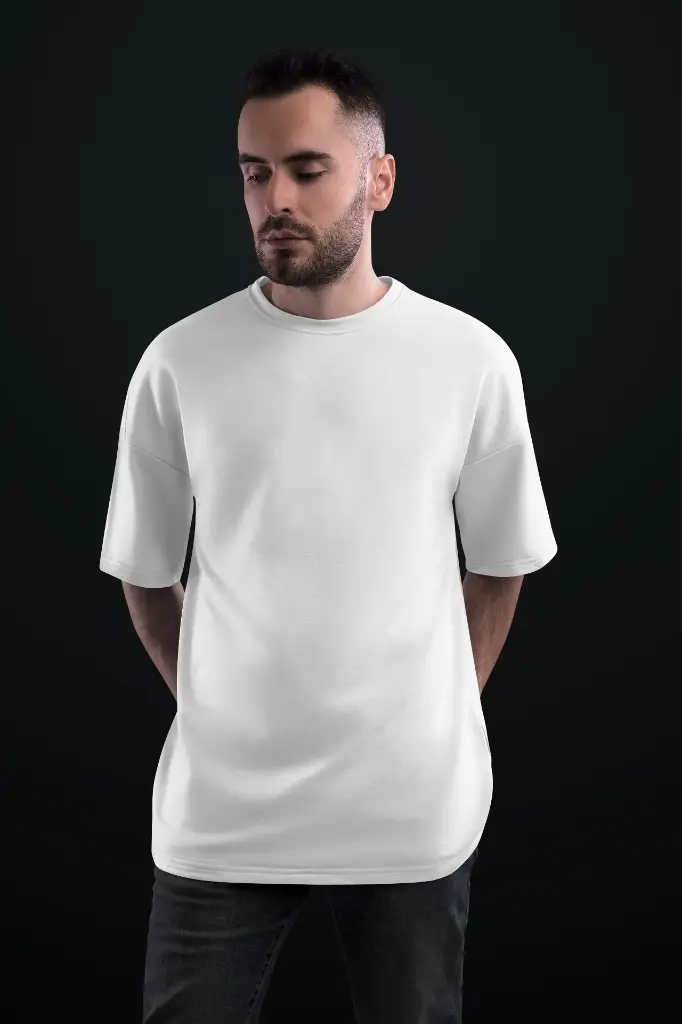 Solids Oversized: White