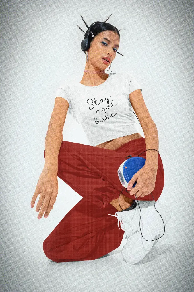 Cropped Top: Stay Cool Babe