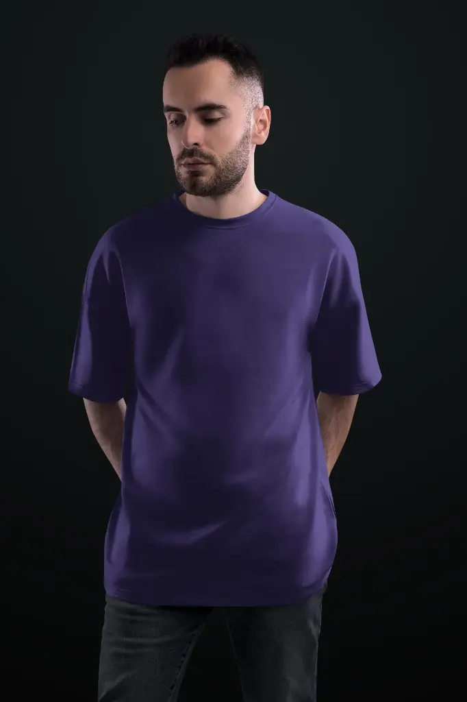 Solids Oversized: Purple