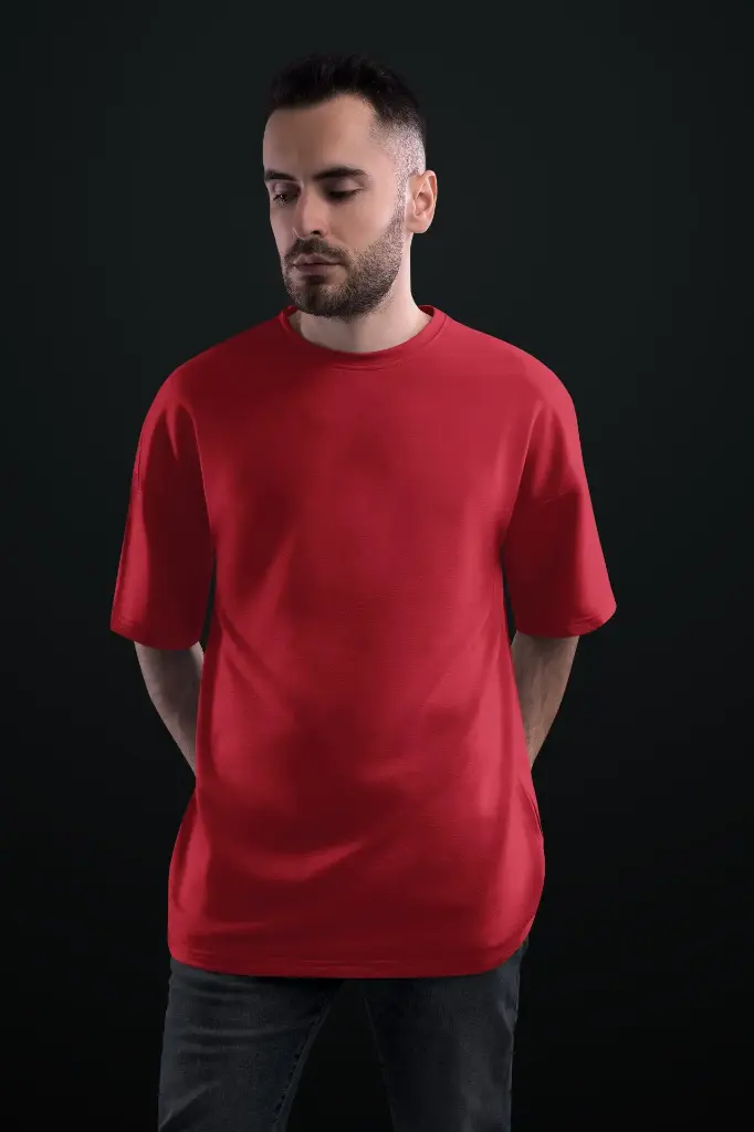 Solids Oversized: Red
