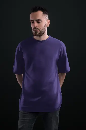 Solids Oversized: Purple