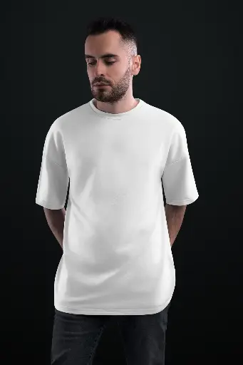 Solids Oversized: White