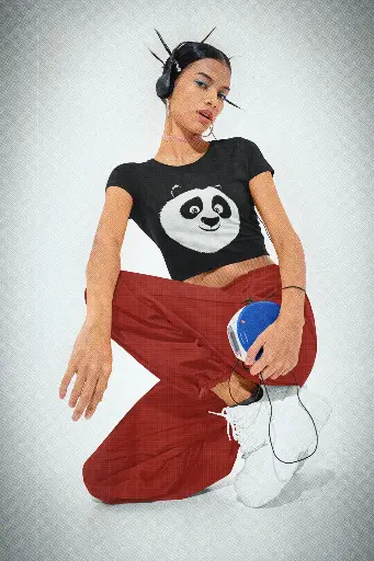 Cropped Top: Kung Fu Panda