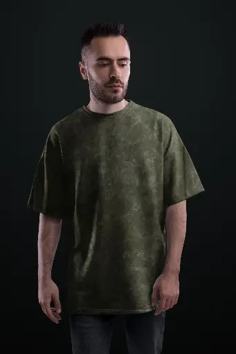 Acid Wash: Olive Green